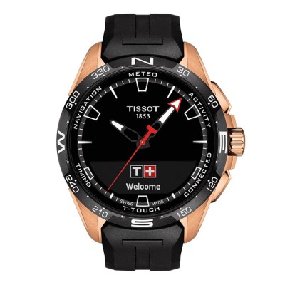 TISSOT T1214204705102 T-TOUCH SOLAR ROSE GOLD