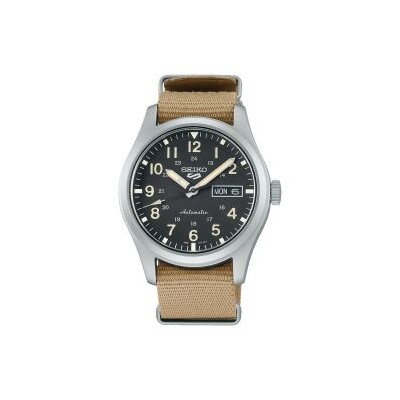 SEIKO SRPG35K1 5 SPORTS FIELD MILITARY SPORTS CREMA 39,40 DIAMETRO