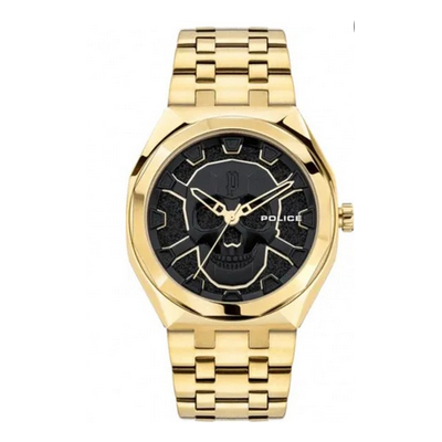 Police reloj kediri dorado con calavera Ref: PEWJG2110703