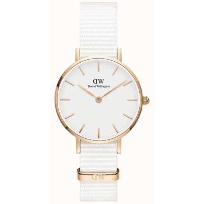 DANIEL WELLINGTON DW00100313 PETITE WHITE NATO