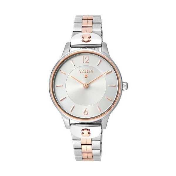 Tous reloj mujer len bicolor de ip rosado/acero Ref: 100350430