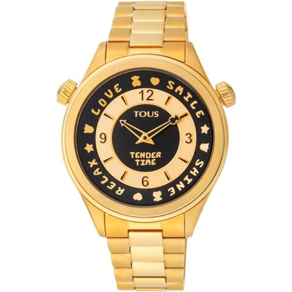 TOUS 100350460 TENDER TIME IPG ESF BLACK BRAZALETE