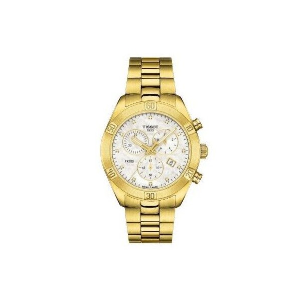 TISSOT T1019173311601 PR100 DORADO CON BRILLANTES