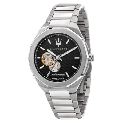 Reloj Maserati Caballero Stile Automático Cristal Zafiro Acero 42mm Ref: R8823142002