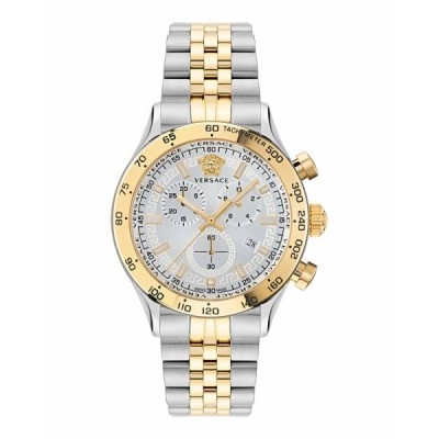 Reloj Versace Caballero Hellenyium Bicolor Movimiento Suizo 44mm Ref: VE2U00422