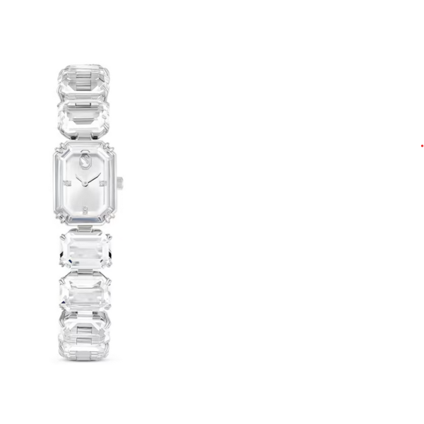 Reloj Swarovski Pulsera De Talla Octogonal, Blanco, Acero Inoxidable Ref: 5621173