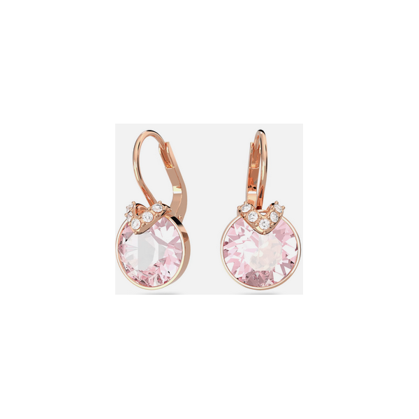 Pendientes Bella V Talla redonda, Rosas, Baño tono oro rosa Swarovski Ref.5662114