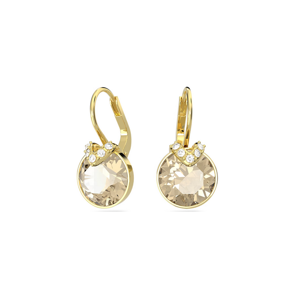 Pendientes Swarovski Bella V Talla Redonda, Baño tono oro, Swarovski Ref: 5662093