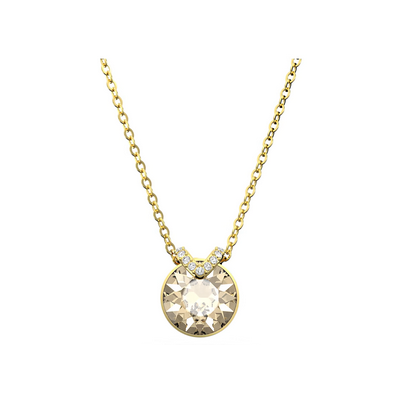 Colgante Bella V Talla Redonda,Baño Tono Oro Swarovski Ref.5662091