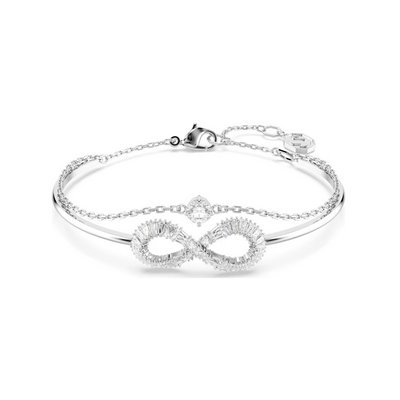 Brazalete Hyperbola Símbolo del infinito Blanco Baño de rodio Ref: 5684049