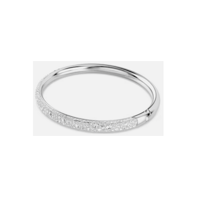 Brazalete Meteora, Pavé nieve, Blanco, Baño de rodio Ref.5684241