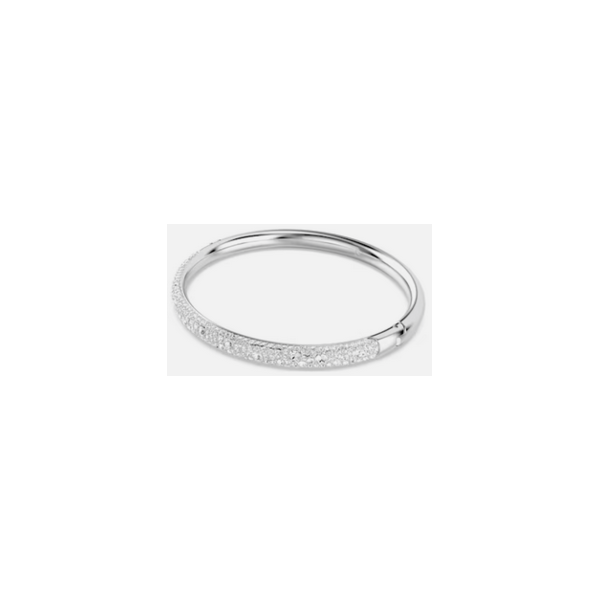 Brazalete Meteora, Pavé nieve, Blanco, Baño de rodio Ref.5684241