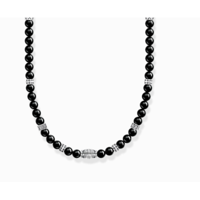Cadena Thomas Sabo Con Negras Ónix Beads Plata Ref: KE2180-507-11-L50