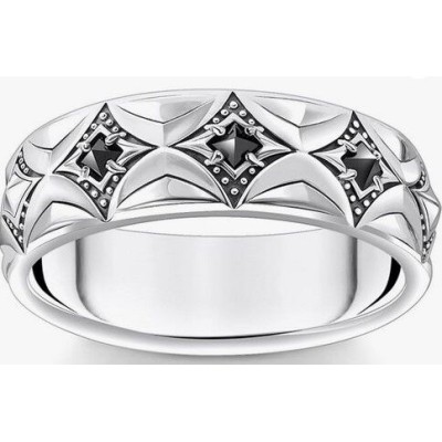 Thomas Sabo Anillo para Hombre Plata de Ley 925 Ref.TR2453-643-11-64