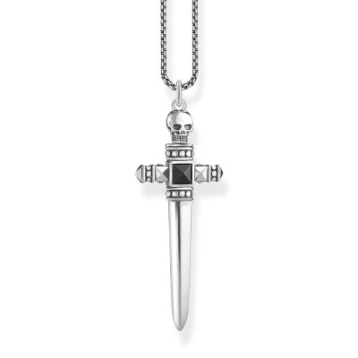 Cadena Thomas Sabo Caballero Espada Plata De Ley Rebel At Heart Ref: KE1999-507-11-L50V
