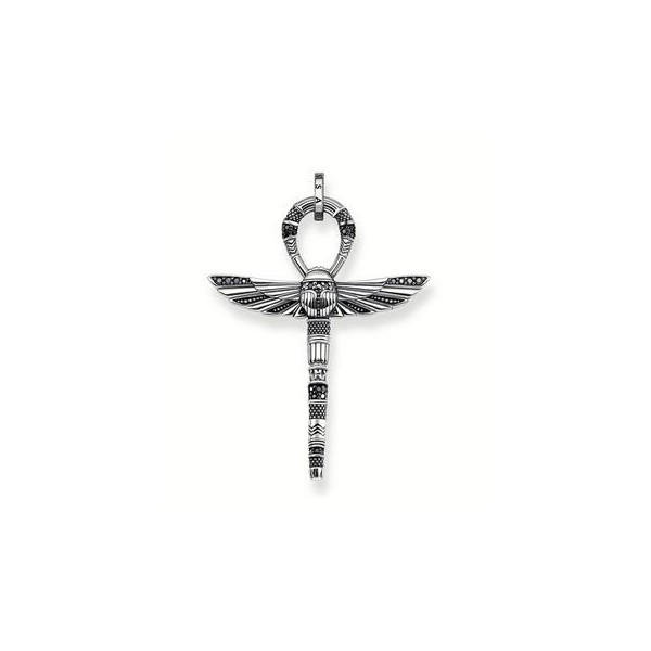 THOMAS SABO PE778-643-11 COLGANTE LLAVE DE LA VIDA ANJ CON ESCARABAJO