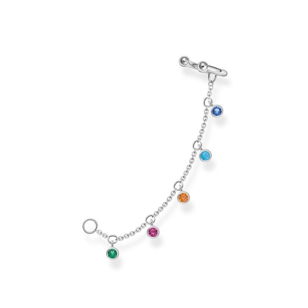 THOMAS SABO EC0025-477-7 PIEDRAS DE COLORES PLATA