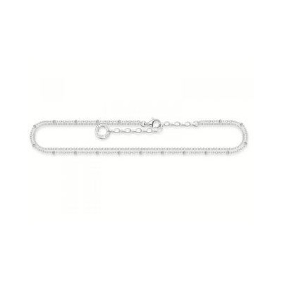 THOMAS SABO AK0030-001-21-L27V TOBILLERA DOBLE EN PLATA