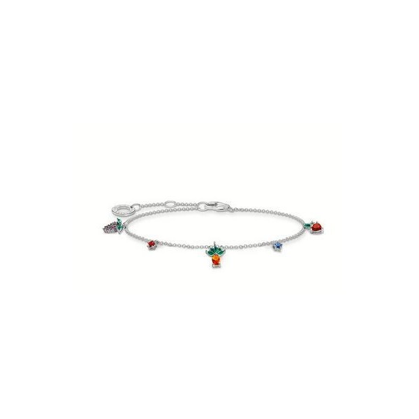 THOMAS SABO A2026-477-7-L19V PULSERA FRUTAS DE COLORES PLATA