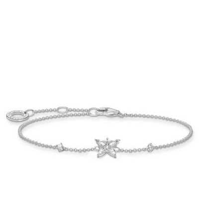 Pulsera Thomas Sabo Mujer Mariposa Piedras Blancas Ref: A2028-051-14-L19V