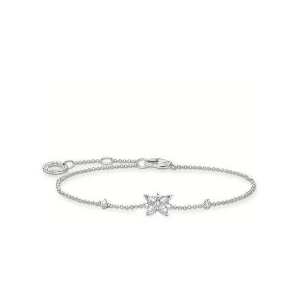 THOMAS SABO A2028-051-14-L19V PULSERA MARIPOSA PIEDRAS BLANCAS