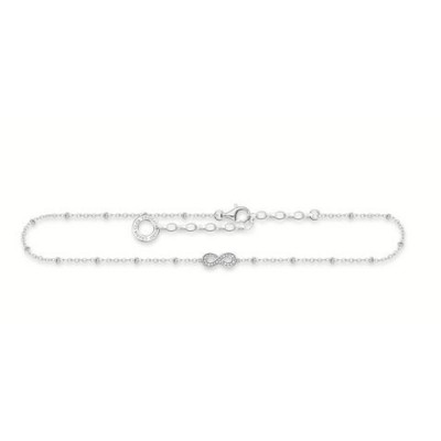 THOMAS SABO AK0029-051-14-L27V TOBILLERA INFINITY PLATA
