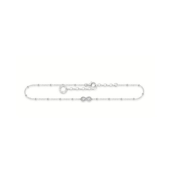 THOMAS SABO AK0029-051-14-L27V TOBILLERA INFINITY PLATA