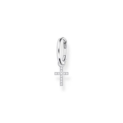 Aro Individual Thomas Sabo Con Colgante Cruz Plata De Ley Ref: CR709-051-14