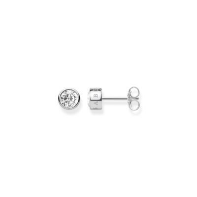 Pendientes Thomas Sabo Mujer Piedra Blanca Plata De Ley Ref: H1963-051-14