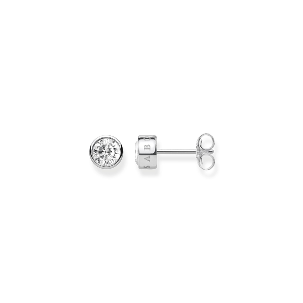 Thomas Sabo pendientes piedra blanca Ref: H1963-051-14