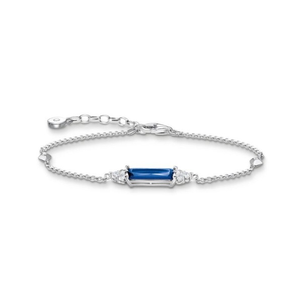 Thomas Sabo pulsera con piedra azul Ref: A2018-166-1-L19V