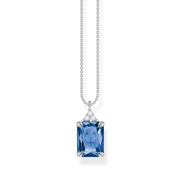 Thomas Sabo colgante cadena piedra azul plata Ref. KE2089-166-1-L45V