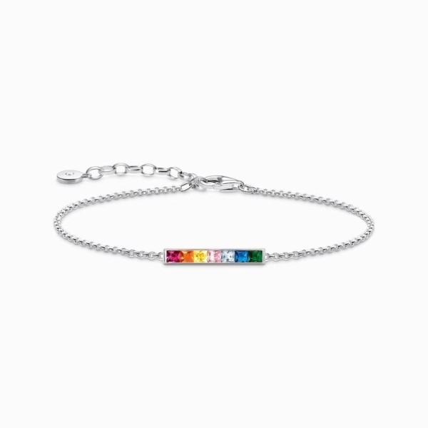 Pulsera Thomas Sabo Piedras De Colores Plata Ref: A2068-477-7-L19V