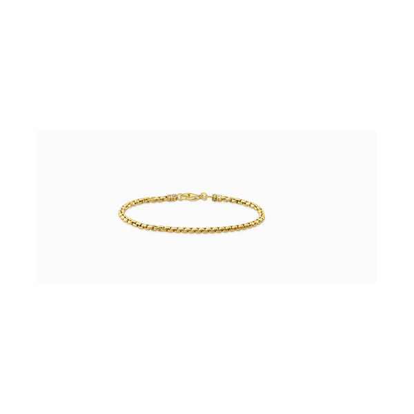 Pulsera Thomas Sabo Veneciana Chapada En Oro Ref: A2086-413-39-L19