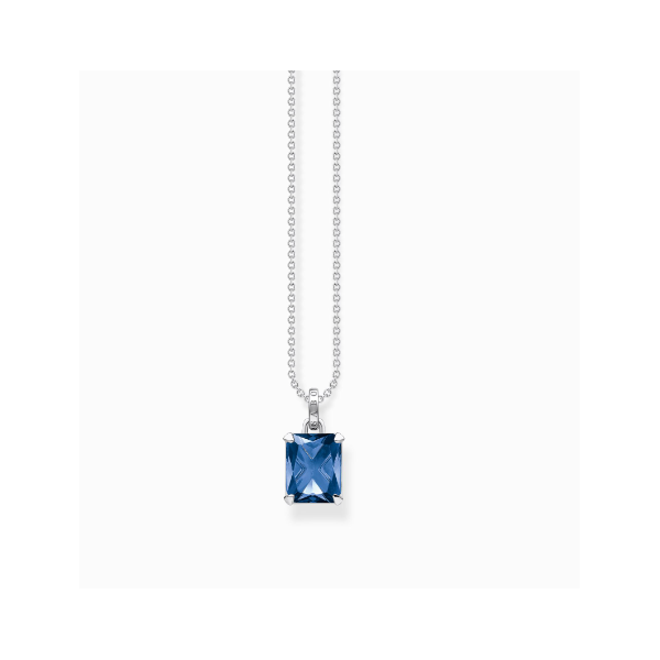 Cadena Thomas Sabo Con Piedra Azul Plata Ref: KE1964-699-1-L45V