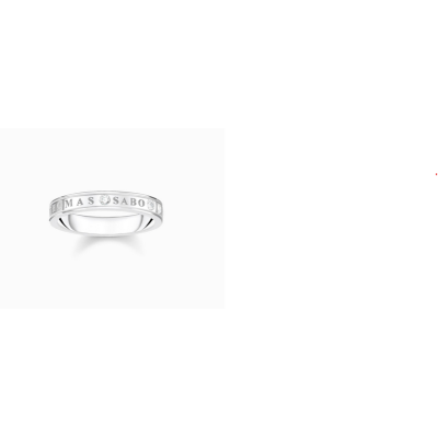 Anillo Thomas Sabo Con Piedras Blancas Plata Ref: TR2253-051-14-54