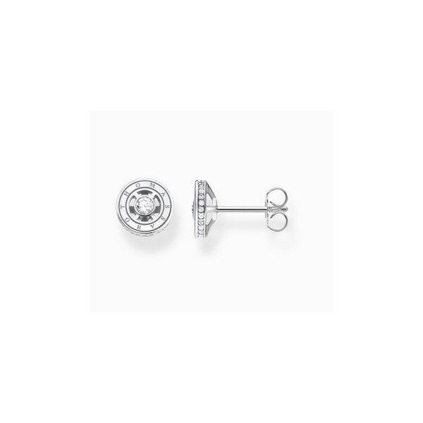 Pendientes Thomas Sabo Con Piedras Blancas Plata Ref: H2062-051-14