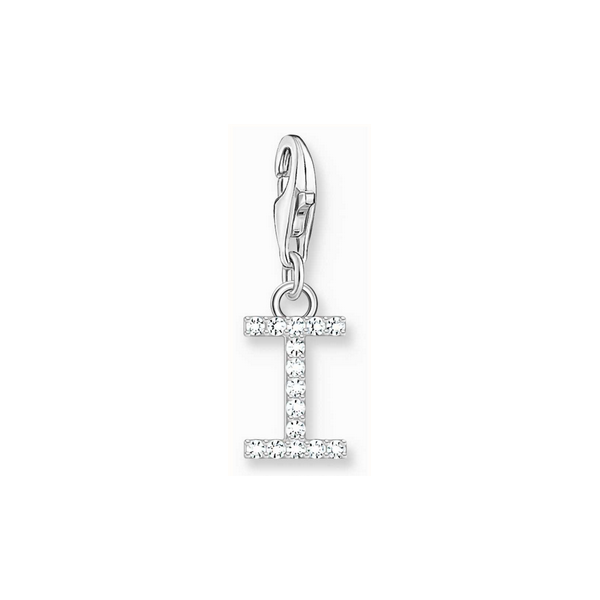 Thomas Sabo Colgante Charm letra I con piedras blancas plata Ref. 1948-051-14