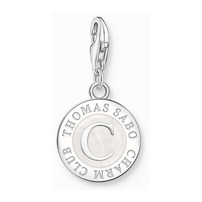 Miembro Thomas Sabo Charm Blanco Charmista Coin Plata Ref: 1998-007-14
