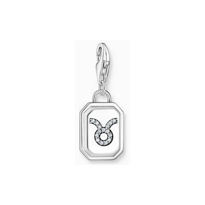 Charm de plata del signo del Zodiaco Tauro con piedras Thomas Sabo Ref,2151-643-21