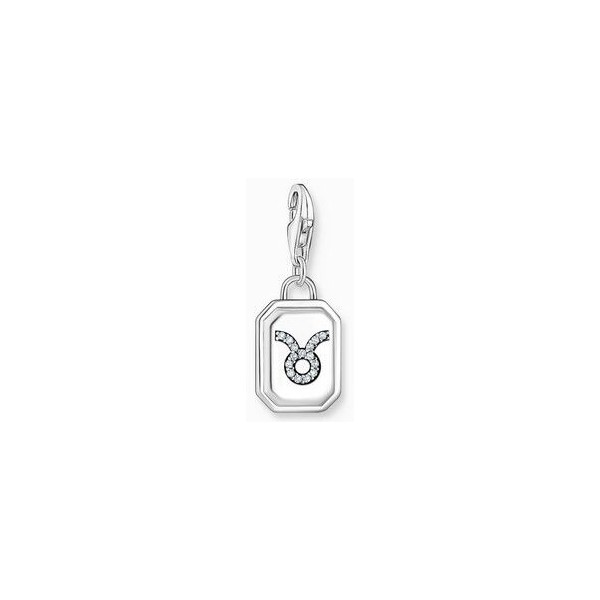 Charm de plata del signo del Zodiaco Tauro con piedras Thomas Sabo Ref,2151-643-21