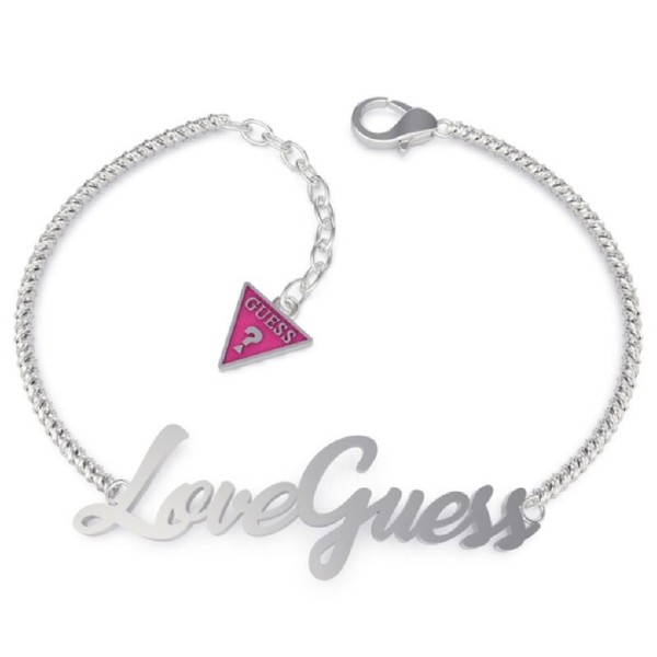 Guess pulsera mujer acero loveguess script rh Ref:  UBB70057-S