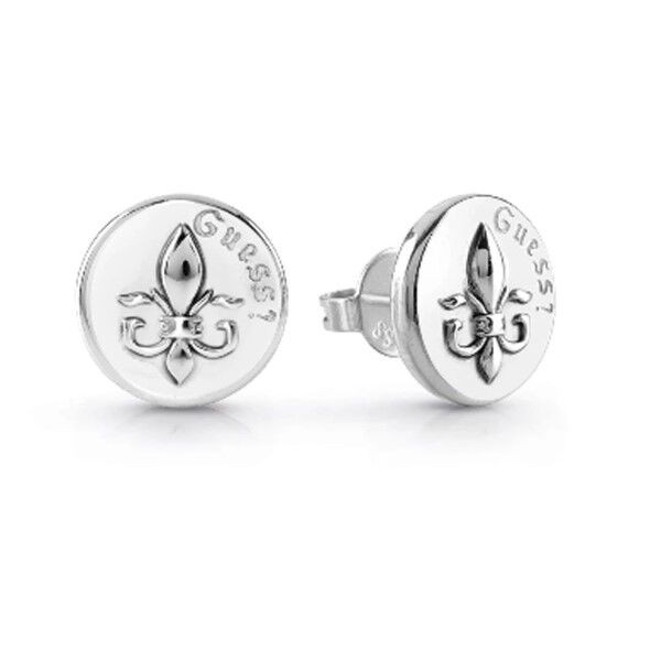 Guess pendientes caballero acero knight flower Ref: UME70005