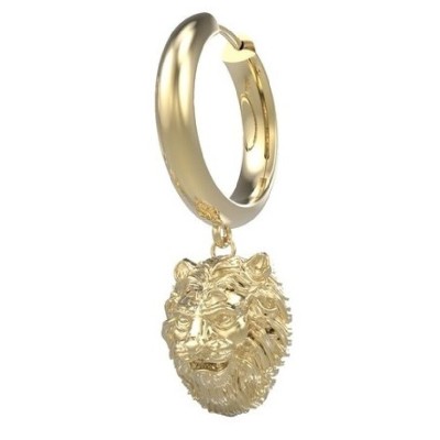 Guess pendientes caballero dorado lion king Ref: JUME01304JWYGT-U