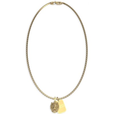 Guess colgante caballero acero dorado lion king Ref: JUMN01300JWYGT-U