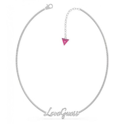 Guess gargantilla mujer acero 16-18" loveguess script rg Ref: UBN70048