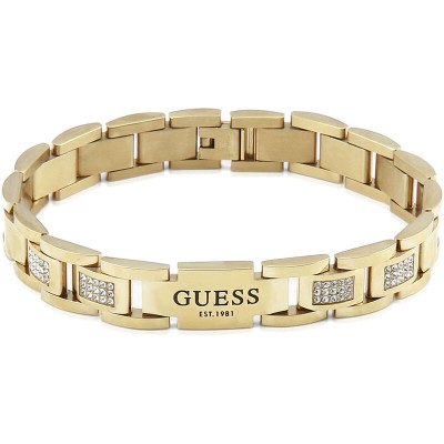 Pulsera Guess Caballero Frontier Acero Dorado Ref: JUMB01342JWYGT