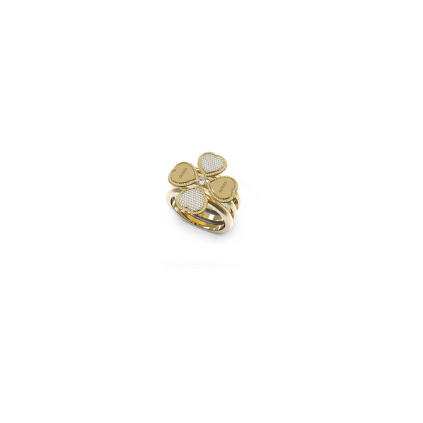 Guess anillo mujer fine heart dorado Ref: JUBR01428JWYG-54