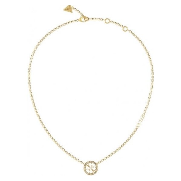 Guess collar mujer life in 4 g acero dorado Ref: JUBN02141JWYGT-U