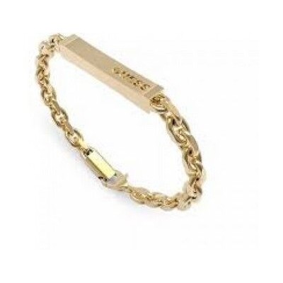 Pulsera Guess Caballero X-Plate Dorado Ref: JUXB03000JWYGXS